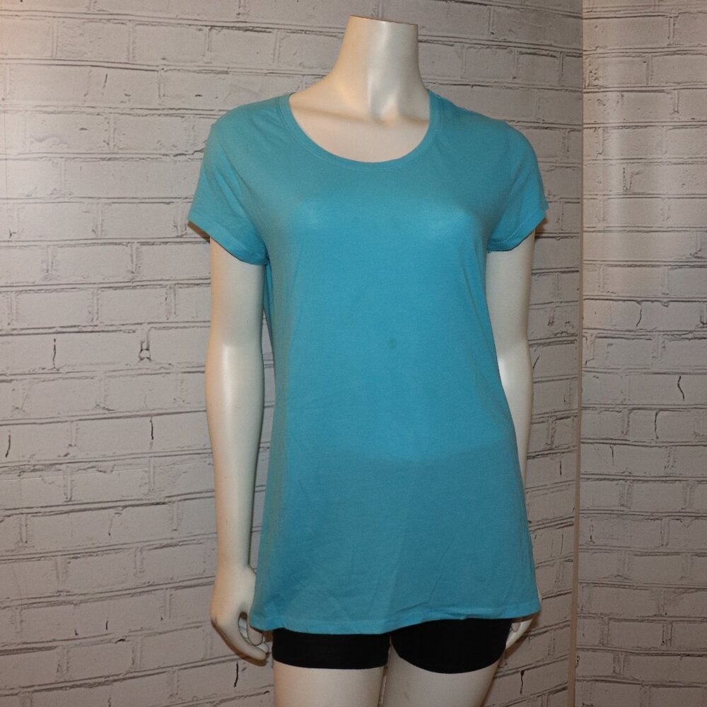 💙☁️🌀 No Boundaries Blue Cotton Tee · Size XL